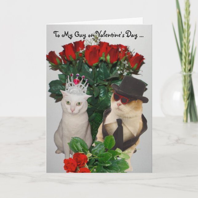 Zu meinem Typ Feiertagskarte (Vorderseite)