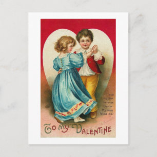 Zu meinem Valentin (14) Feiertagspostkarte