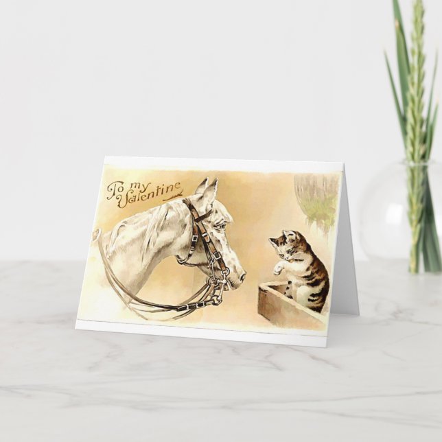 Zu meinem Valentinsgruß Feiertagskarte (Vorderseite)