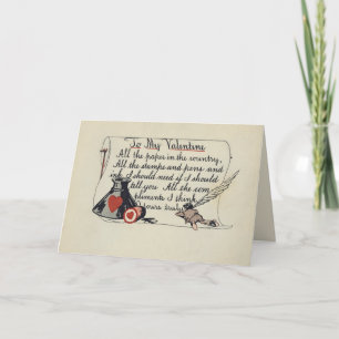 Zu meinem Valentinstag Karte