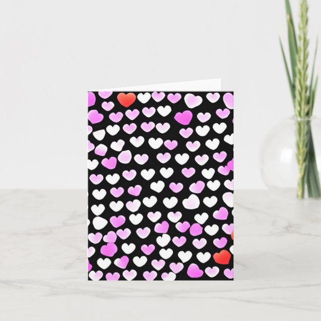 Zu meinem Valentinstag... Urlaubskarte Feiertagskarte (Vorderseite)