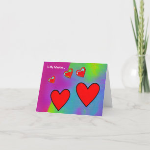 Zu meinem Valentinstag... Urlaubskarte Feiertagskarte
