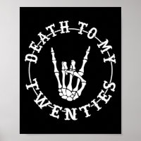Zu meinen zwanziger Jahren 30. Geburtstag Skeletto