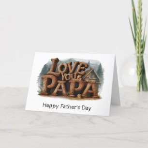 *~* zu meiner AP86 I LIEBE PAPA Vatertag Card Dankeskarte