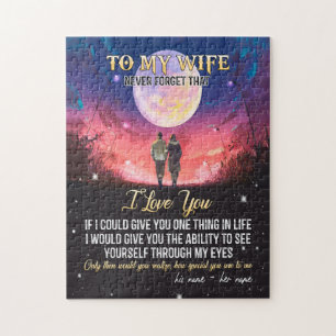 Zu meiner Ehefrau Brief an meine Ehefrau Liebe v Puzzle