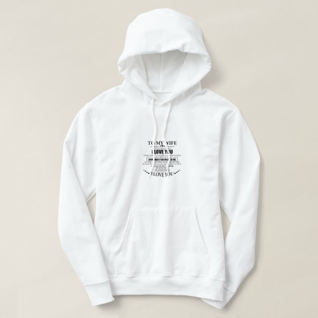 Zu meiner Ehefrau i Liebe du Shirt (Design vorne)