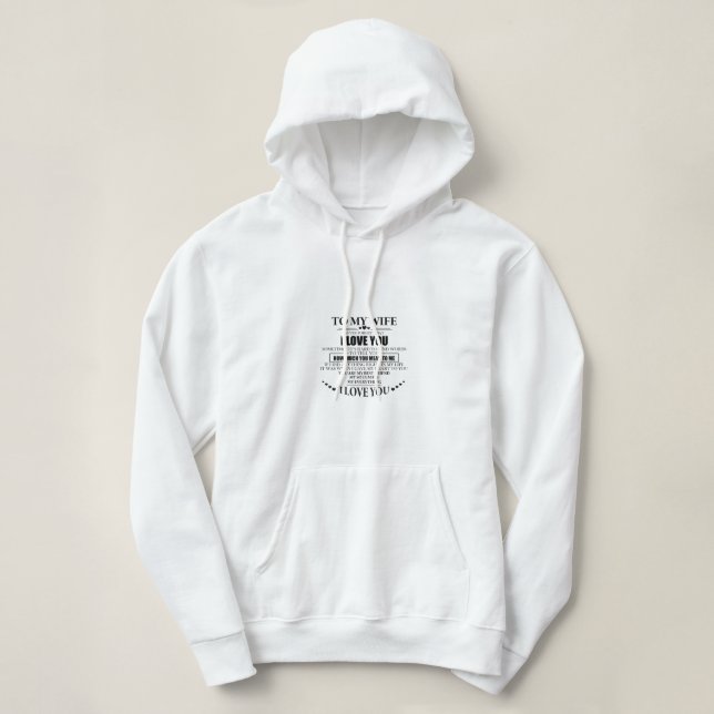 Zu meiner Ehefrau i Liebe du Shirt (Design vorne)