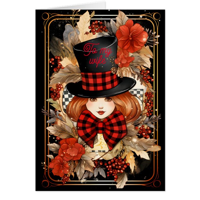 Zu meiner Ehefrau Weihnachten (Vorne)