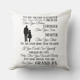 Zu meiner großen Tochter von Grand PA Kissen