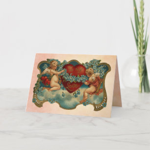 Zu meiner Karte LiebeVintagen Valentines Tages