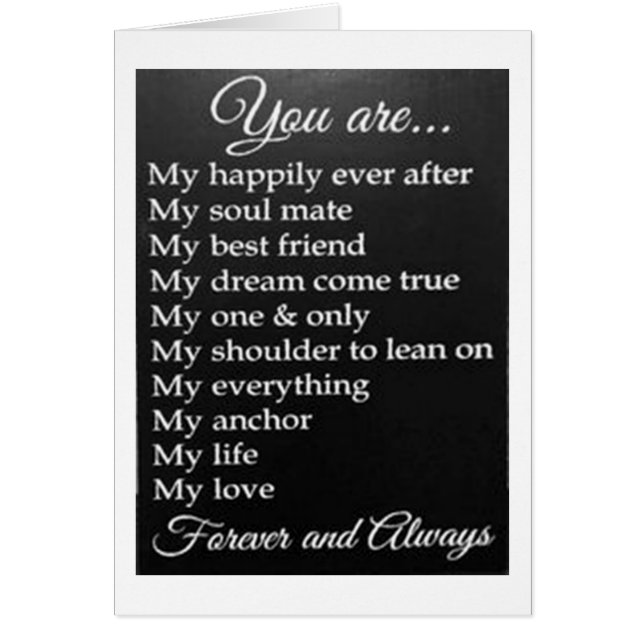 ZU MEINER LIEBE — DAS BESTE IST NOCH ZU KOMMEN (Vorne)