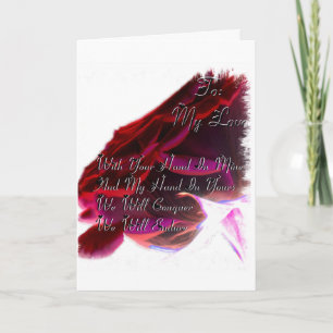 Zu meiner Liebe-Gruß-Karte Karte