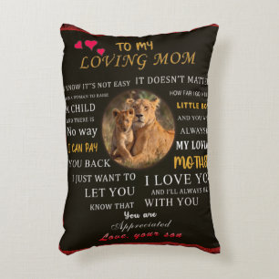 Zu meiner liebenswerten Mama von Son Dekokissen