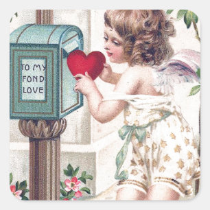 Zu meiner liebsten Liebe Quadratischer Aufkleber