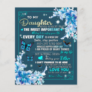 Zu meiner Mama Geschenk, Tochter und Mama, Schmett Flyer