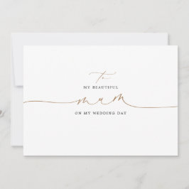 zu meiner Mutter am Hochzeitstag Elegant