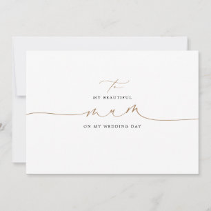 zu meiner Mutter am Hochzeitstag Elegant