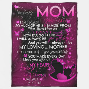 zu meiner Mutter Decke von der Tochter, Decke für