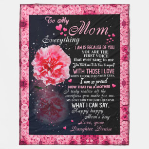 zu meiner Mutter Decke von Little Girl, Blanket Ge