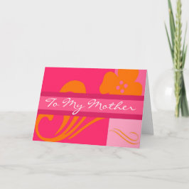 Zu meiner Mutter Karte