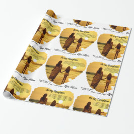 Zu meiner Tochter Geschenkpapier