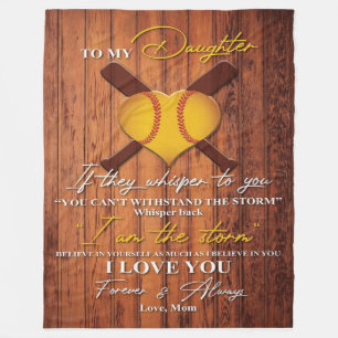 Zu meiner Tochter   Niedlich zu meinem Geschenk Fleecedecke