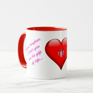 Zu meiner Tochter-Tasse aus der Mama Tasse