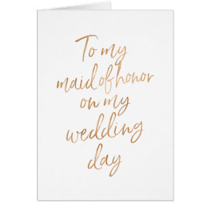 Zu meiner Trauzeugin auf meinem Hochzeit  