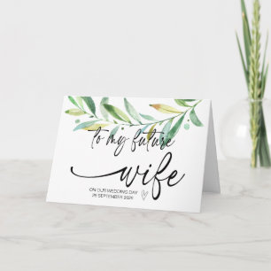 zu meiner zukünftigen Ehefrau vom Erwachsenenalter Karte