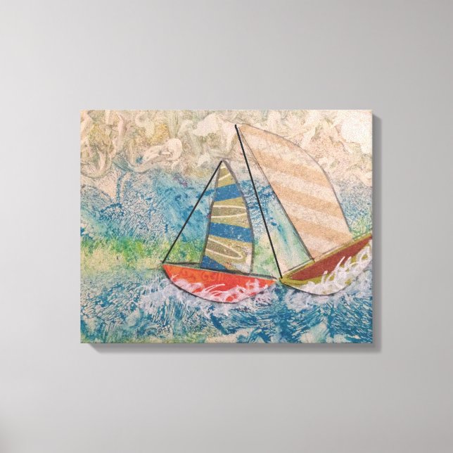 Zu Nah für Comfort gearbeitete Canvas Print Leinwanddruck (Vorderseite)