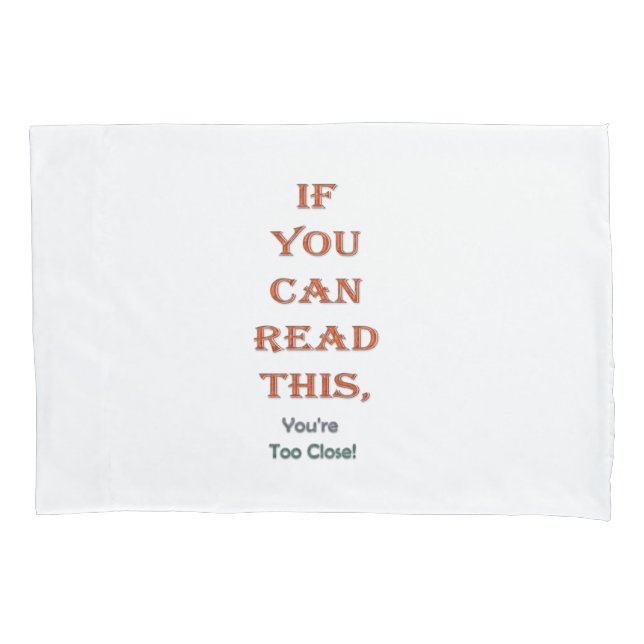 Zu nah kissenbezug (Vorderseite)