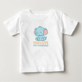 Zu niedlich für diese Welt – Baby Elefant Träumer T-shirt
