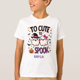 Zu Niedlich, Halloween-Geister zu sprechen T-Shirt