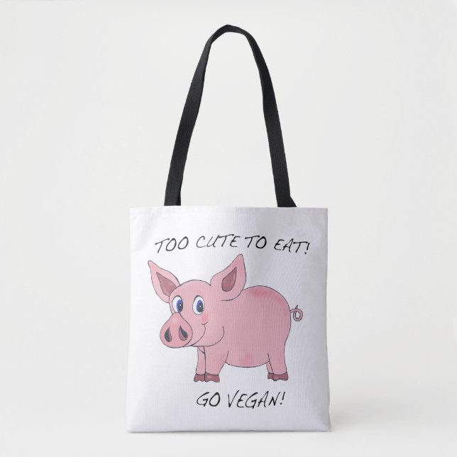 Zu niedlich Schwein-Tasche essen (Vorderseite)