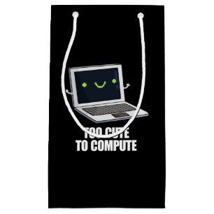 Zu Niedlich, um den "Funny Computer Pun Dark BG" z Kleine Geschenktüte