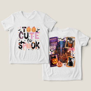 Zu Niedlich, um den Lila Spooky-Glitzer zu spreche Tri-Blend Shirt