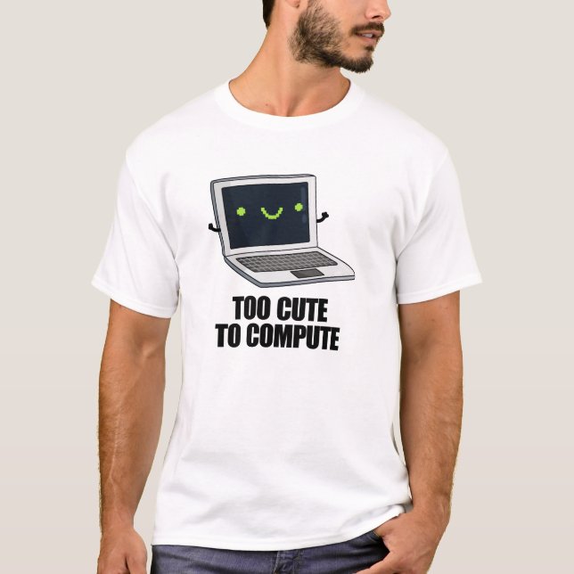 Zu Niedlich, um einen lustigen Laptop-Pub zu berec T-Shirt (Vorderseite)