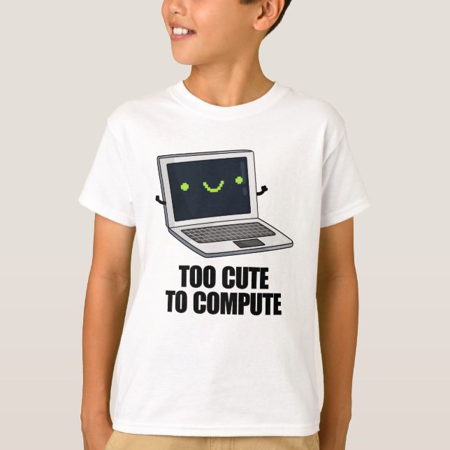Zu Niedlich, um einen lustigen Laptop-Pub zu berec T-Shirt (Vorderseite)