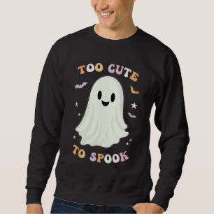 Zu Niedlich, um Ghost Halloween Kostüm Childre zu  Sweatshirt