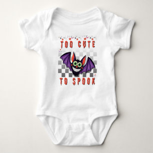 Zu Niedlich, um Halloween Bat zu sprechen - Niedli Baby Strampler