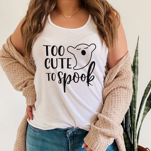 Zu Niedlich, um Halloween zu sprechen Tank Top (Von Creator hochgeladen)