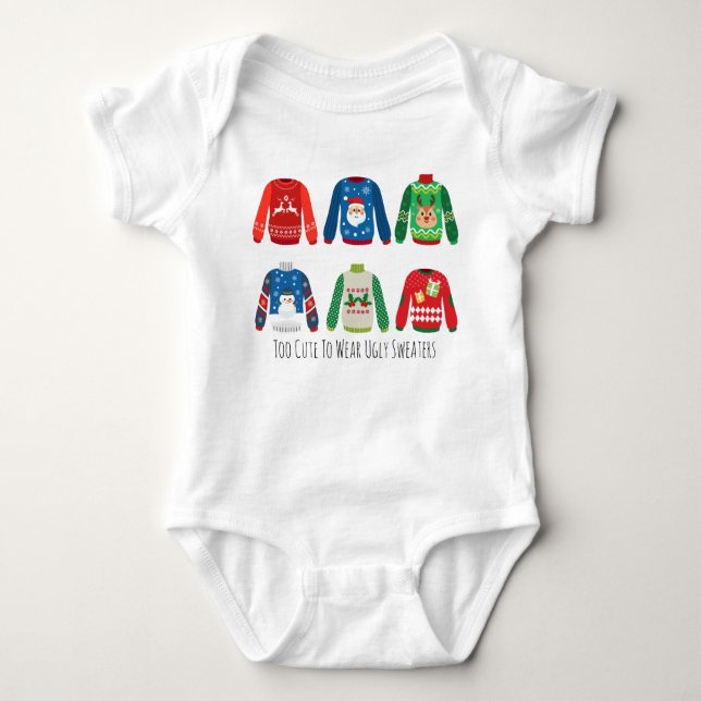 Zu Niedlich, um hässliche Pullover-T - Shirt zu tr (Vorderseite)