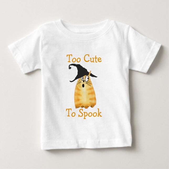 Zu Niedlich, um Hexenkkatzen-Shirt zu sprechen Baby T-shirt (Vorderseite)