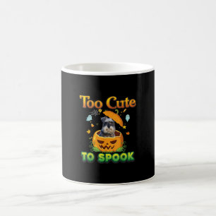 Zu Niedlich, um Schnauzer Hund Halloween Pumpkin z Kaffeetasse