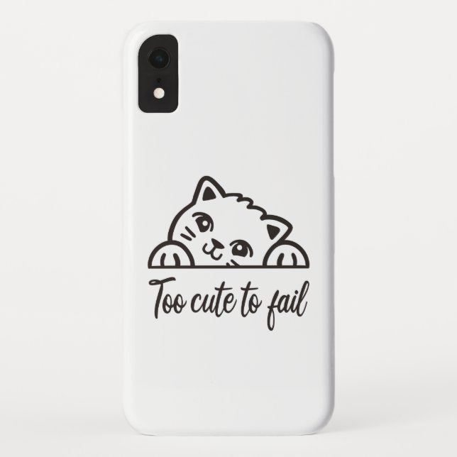 Zu niedlich, um versagen Case-Mate iPhone hülle (Rückseite)