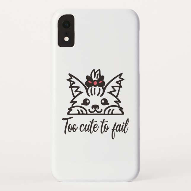 Zu niedlich, um versagen Case-Mate iPhone hülle (Rückseite)