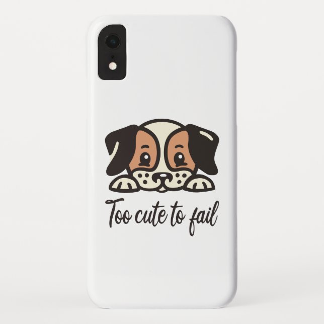 Zu niedlich, um versagen Case-Mate iPhone hülle (Rückseite)