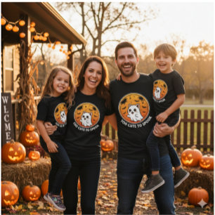 Zu Niedlich, um zu sprechen - Adorable Ghost Cat H T-Shirt