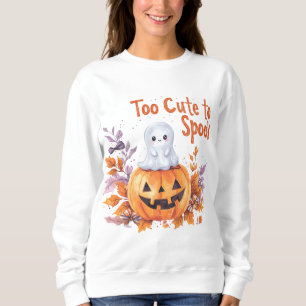 Zu Niedlich, um zu sprechen ExDesigner Hallowe Sweatshirt