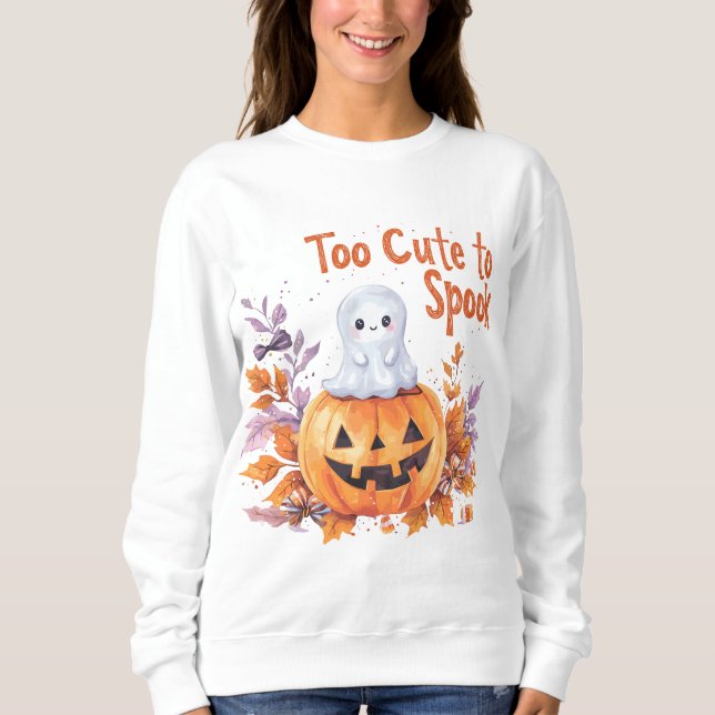 Zu Niedlich, um zu sprechen | ExDesigner | Hallowe Sweatshirt (Vorderseite)